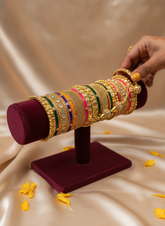 Designer Multicolor Bridal Bangle Set