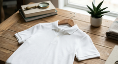 Kids' Classic White Polo T-Shirt