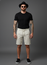 Men’s Beige Slim Fit Casual Shorts in Berlin