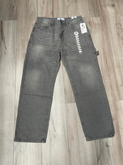 Men’s Grey Relaxed Fit Denim Jeans