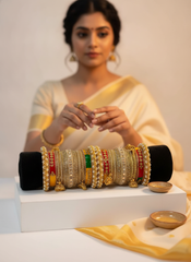 Royal Bridal Chooda & Kundan Bangle Set
