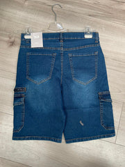 Men’s Blue Cargo Denim Shorts in Berlin