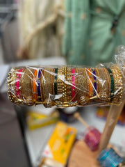 Designer Multicolor Bridal Bangle Set