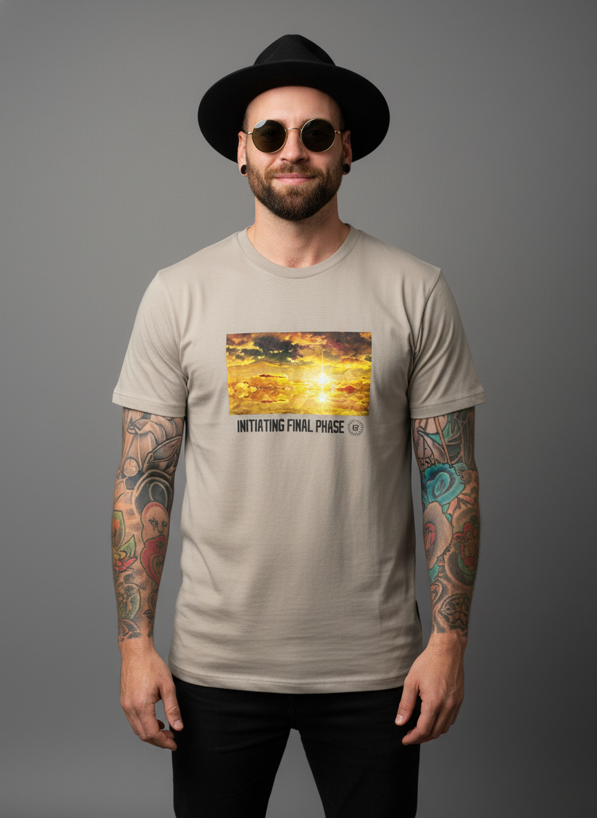Initiating Final Phase Graphic Printed T-Shirt in Berlin