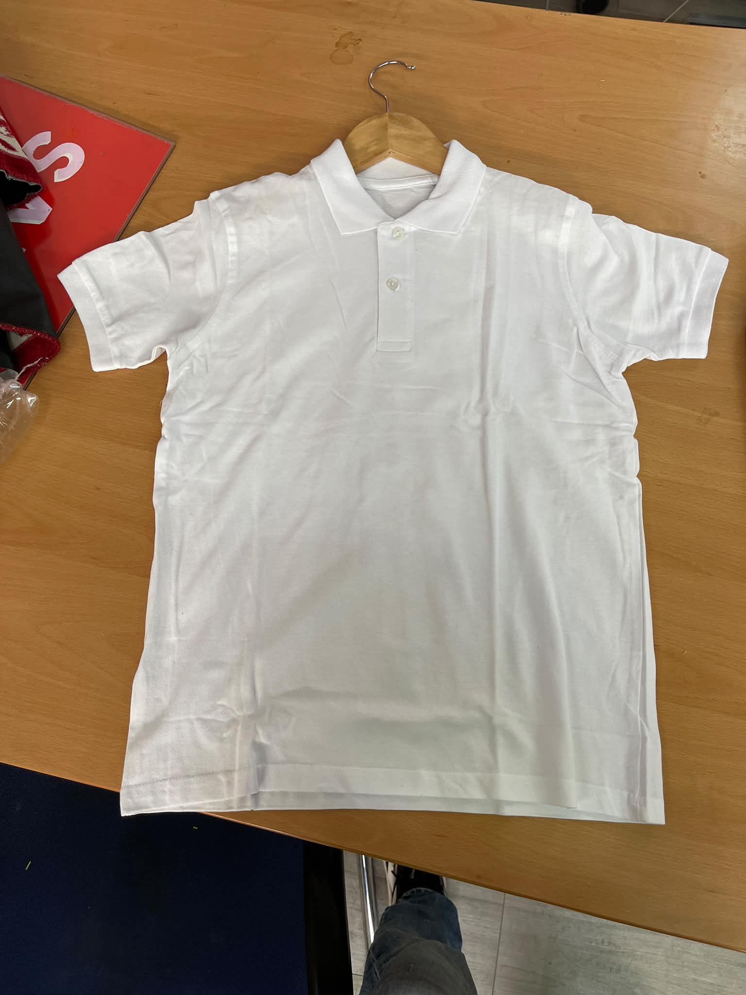 Kids' Classic White Polo T-Shirt