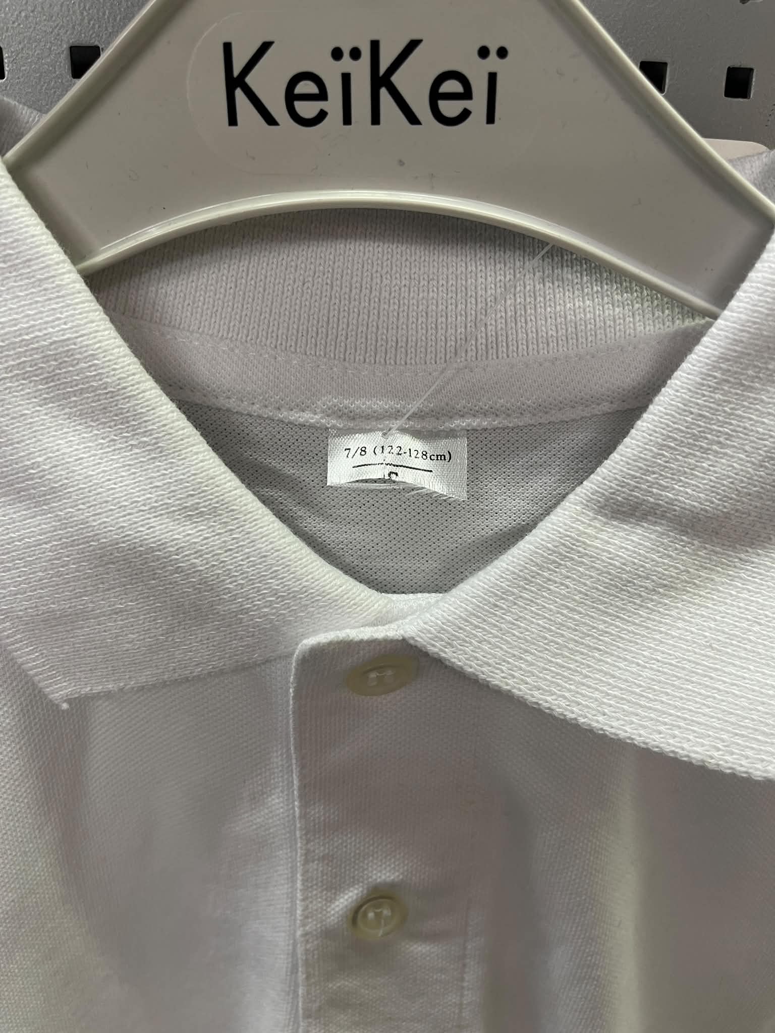 Kids' Classic White Polo T-Shirt