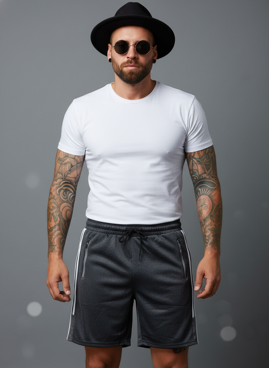 Men’s Charcoal Grey Athletic Shorts in Berlin