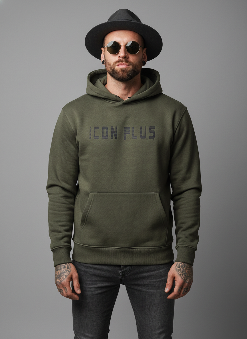 Men’s Olive Green Pullover Hoodie in Berlin
