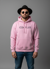Men’s Premium Pink Graphic Pullover Hoodie in Berlin