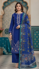 Royal Blue Embroidered Kurta Set in Berlin