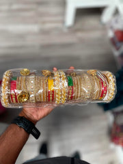 Royal Bridal Chooda & Kundan Bangle Set