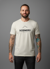 Scenery Minimal Graphic Printed T-Shirt in Berlin