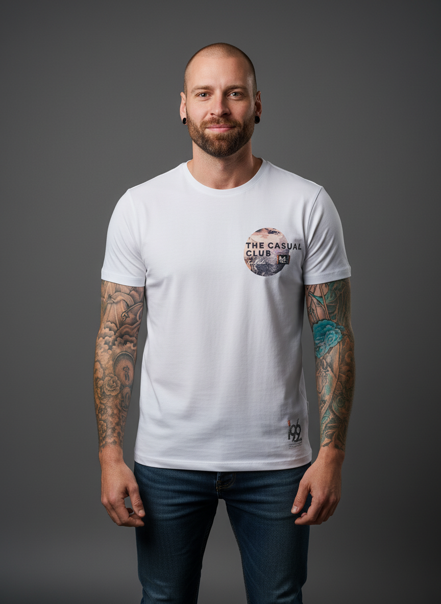 The Casual Club Graphic Printed T-Shirt in Berlin