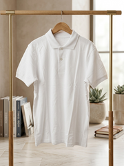 Kids' Classic White Polo T-Shirt