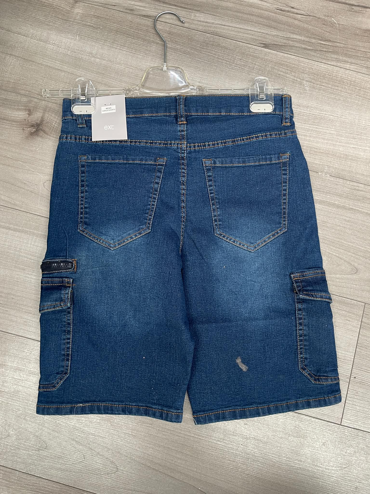 Men’s Blue Cargo Denim Shorts in Berlin